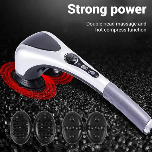 Double Head Full Body Massager – Variable Speed Far Infrared Electric Massager