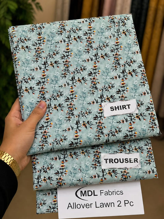 MDL Fabrics — Allover Printed Lawn 2-Piece Collection
