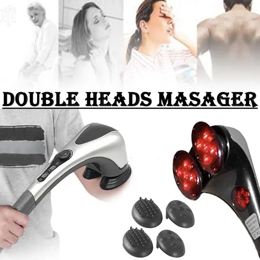 Double Head Full Body Massager – Variable Speed Far Infrared Electric Massager