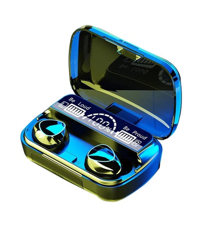 M10 TWS Wireless Bluetooth Earbuds with 9D Noise Reduction & Digital Display Charging Case