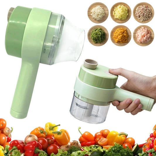 Electric Handheld Vegetable Cutter & Food Chopper